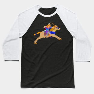 Ancient Persian Knight Archer Warrior Riding Horse Baseball T-Shirt